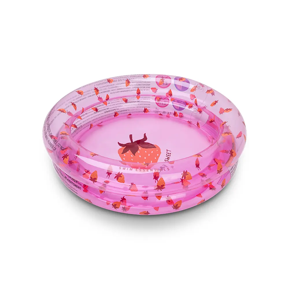 Swim Essentials Babypool 60 cm - Strawberry Fields | Leksaker - Vattenlek - Barnpooler | BabyMode