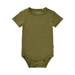 Kortärmad Body - Dried Herb | Kläder - Bodys & overaller - Kortärmad body | BabyMode