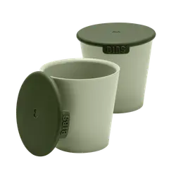 Muggar 2-pack - Sage | Baby & Barn - Äta - Barnserviser | BabyMode