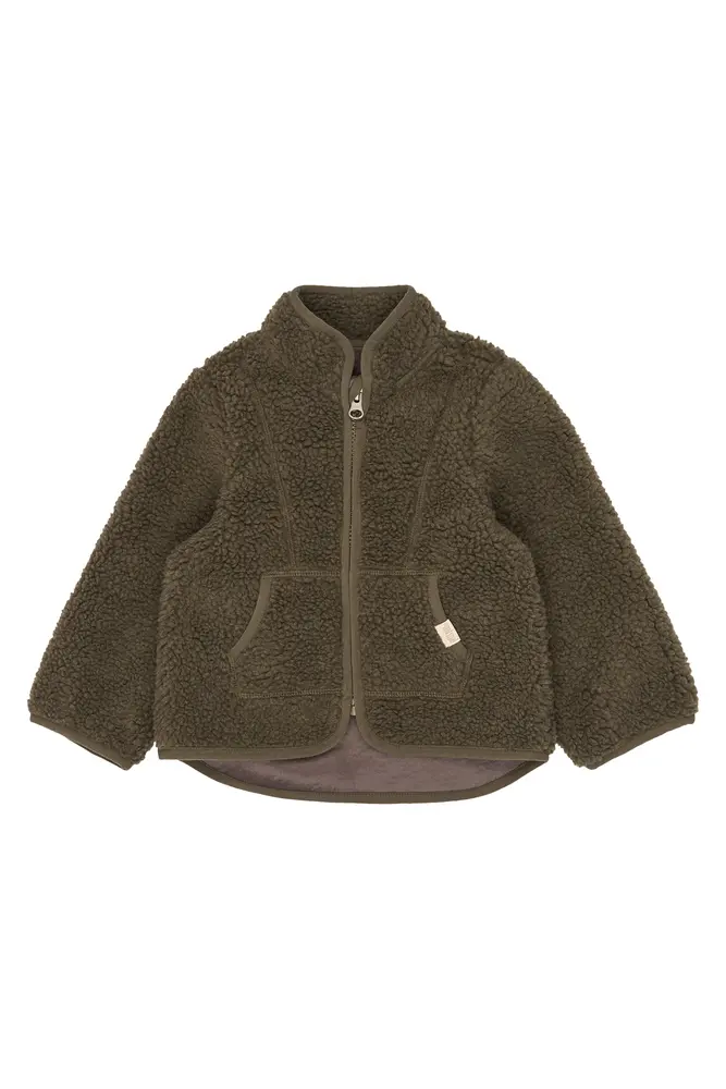 Petit Piao Desino Fleecejacka - Major Brown - 104 CM