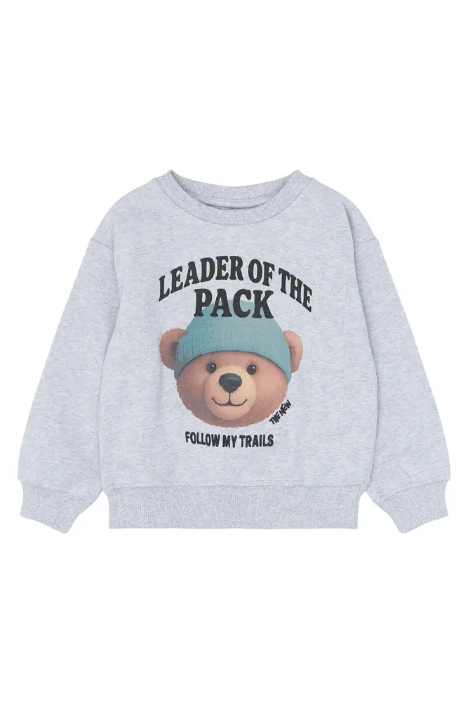 The New Siblings Yvan Sweatshirt - Light Grey Melange - 86