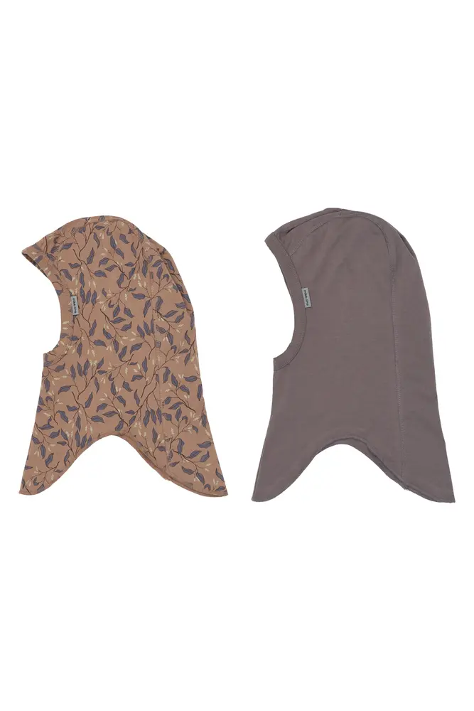 Mikk-Line Balaclava 2-pack - Leaf AOP - 86/92