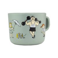 Mugg Med Handtag - Pippi Cirkus Green