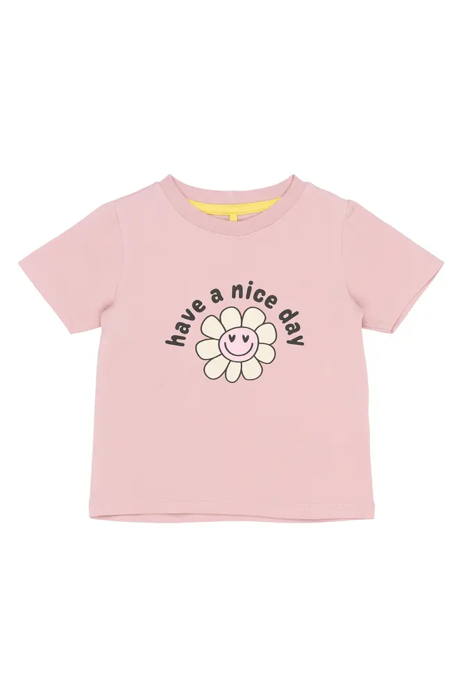 Sille T-Shirt - Silver Pink - 98 | Barnkläder - Toppar - T-shirts & toppar | BabyMode