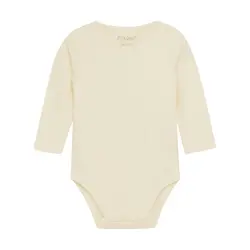 Långärmad Body - Buttercream | Kläder - Bodys & overaller - Långärmad body | BabyMode