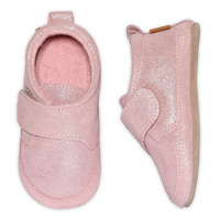Lädertofflor Glimmer - Rose Grey