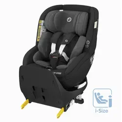 Mica Pro Eco i-Size inkl. bas - authentic black | Bilbarnstolar - Bakåtvända bilbarnstolar 9-36 Kg - Bakåtvända bilbarnstolar upp till 23 kg | BabyMode