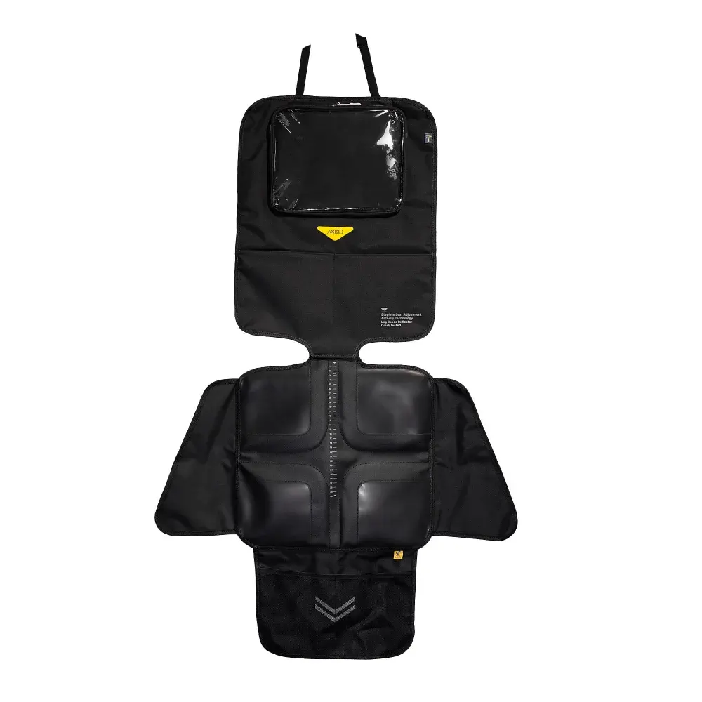 Axkid Sparkskydd Premium 3in1 - Black | Bilbarnstolar - Bilbarnstolstillbehör - Sätesskydd & prylfickor | BabyMode