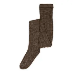 Strumpbyxor Juno - Brown Melange | Kläder - Ull - Strumpor & ullstrumpbyxor | BabyMode