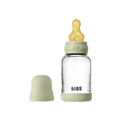 Nappflaska Glas Baby Latex Slow Flow 120 ml - Sage | Baby & Barn - Äta - Nappflaskor | BabyMode