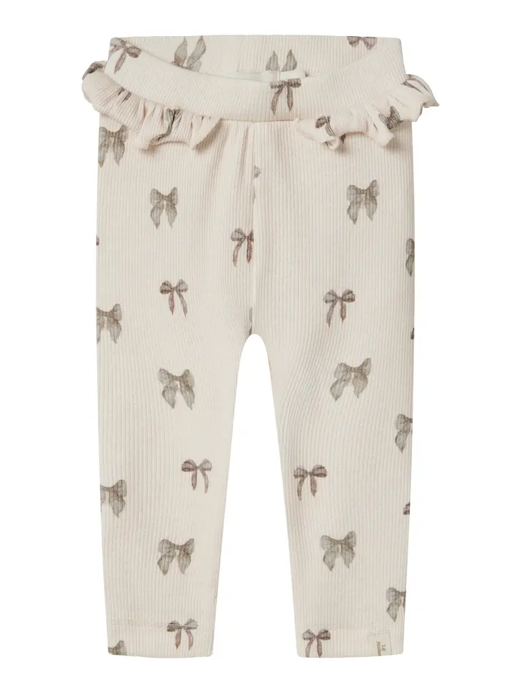 Lil Atelier Gavo Slim Leggings - Silver Peo - 86 | Barnkläder - Underdelar - Leggings | BabyMode