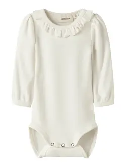 Frijo Långärmad Slim Body - Coconut Milk | Kläder - Bodys & overaller - Långärmad body | BabyMode