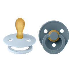 Napp Colour 2-pack Latex Symmetrisk 6-18 mån - Blue/Petrol | Baby & Barn - Sköta - Nappar | BabyMode