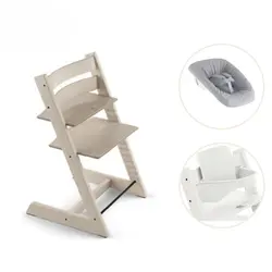 Tripp Trapp Stol inkl. Newborn Set och Babyset - Whitewash | Baby & Barn | BabyMode