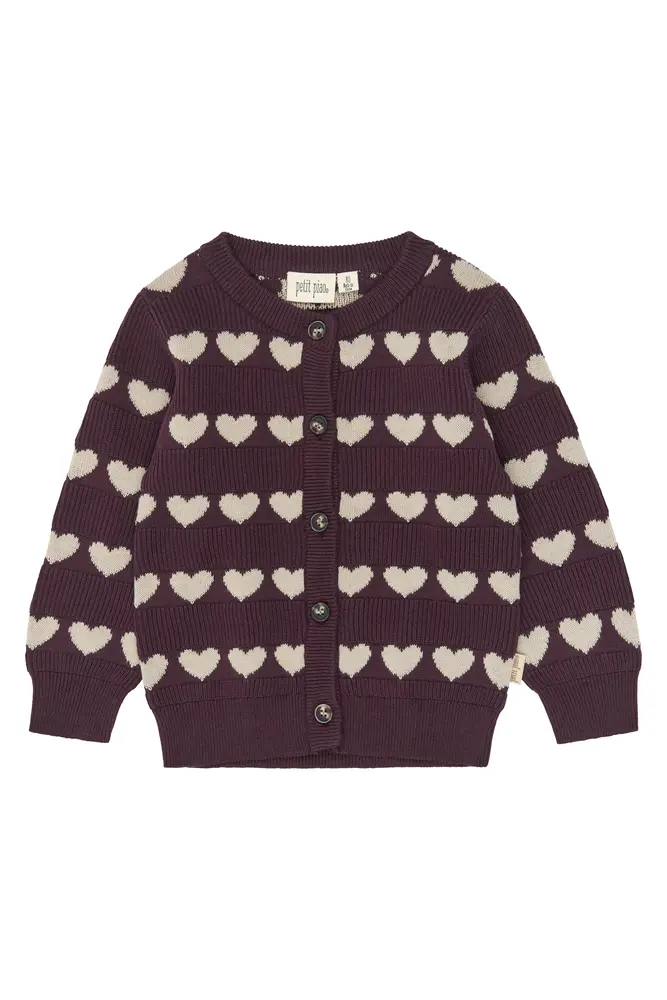 Petit Piao Elia Kofta - Huckleberry Heart  - 98 CM