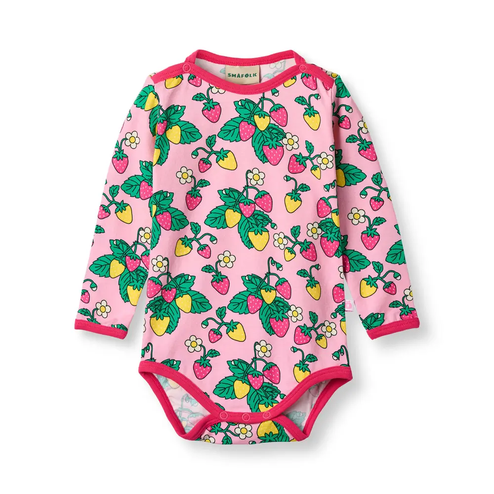 Elstar Långärmad Body - Pink fandango - 92