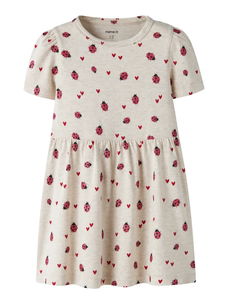 Haline Klänning - Peyote Melange - 104 | Barnkläder - Toppar - Klänningar - Klänningar | BabyMode