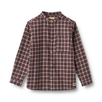 Wheat Willum Skjorta - Blue Holiday Check