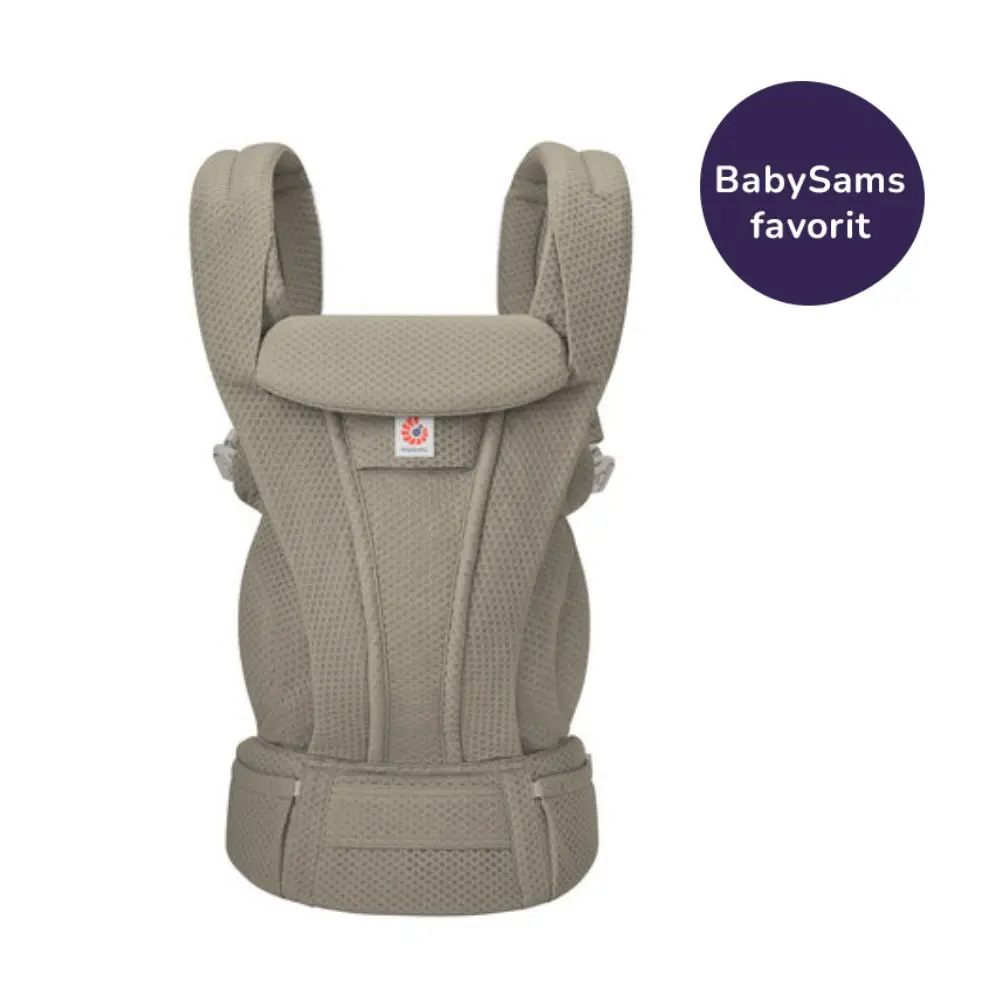 Ergobaby Omni Deluxe Bärsele Mesh - Soft Olive