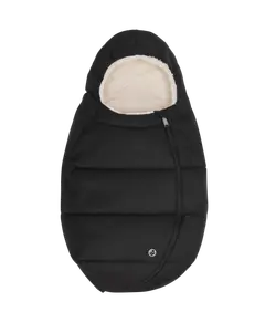 BABY CRS FOOTMUFF TWILLIC BLACK | Bilbarnstolar - Bilbarnstolstillbehör - Åkpåsar för bilbarnstol | BabyMode