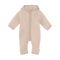 Fleece Overall m. Öron - Camel Melange