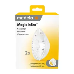 Magic InBra behållare, 2-pack | Graviditet & Amning - Amning - Bröstpumpar | BabyMode