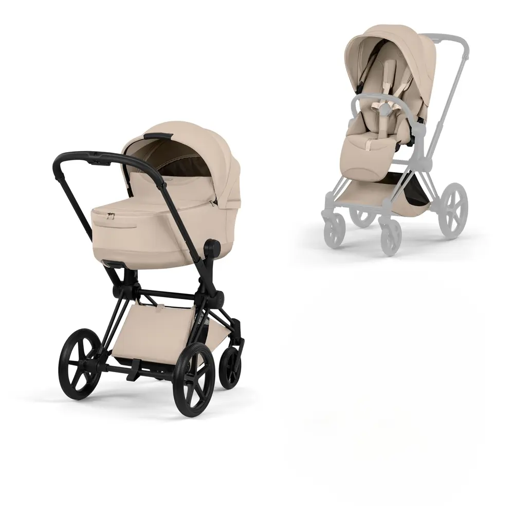 Cybex Priam Style Sittvagn - Peach Pink/Matt Black