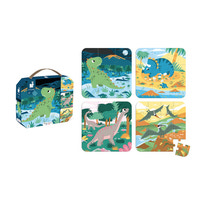 Pussel-Progressive Difficulty Dinosaurs (4in1)