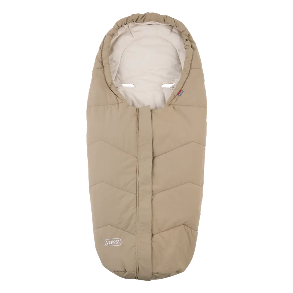Voksi® Move Light Åkpåse - DarkSand Solid | Barnvagnar - Barnvagnstillbehör - Åkpåsar | BabyMode
