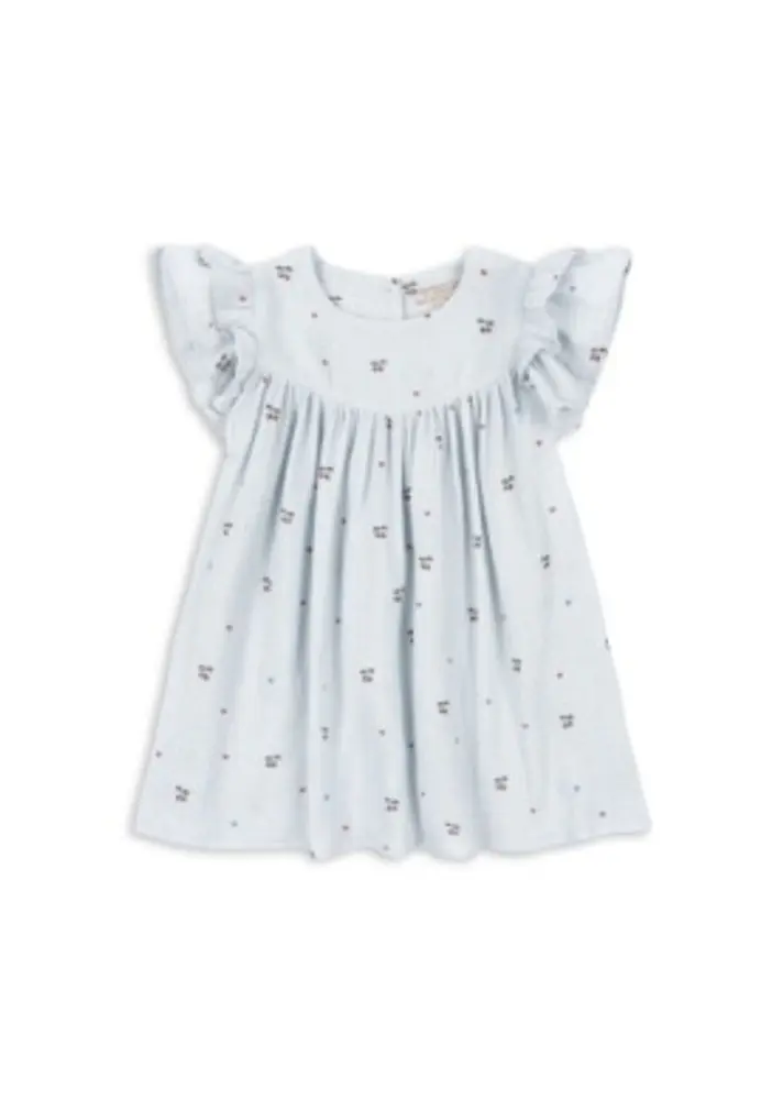 Coco Klänning - Cherry Blue Coeur - 4 ÅR | Barnkläder - Toppar - Klänningar - Klänningar | BabyMode