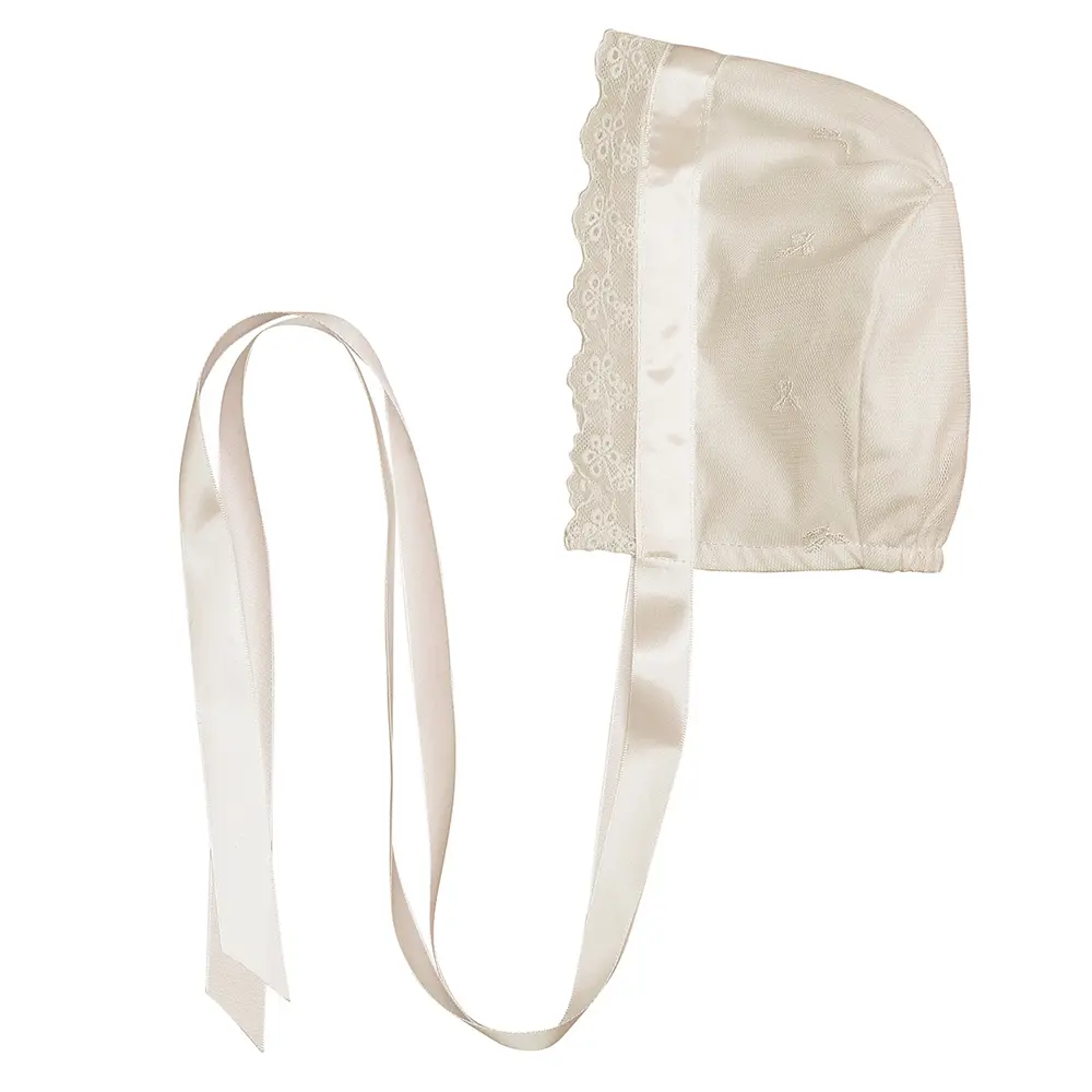Dopmössa - Ivory - 6-9M | Barnkläder - Temakläder - Dopklänningar, set & tillbehör | BabyMode
