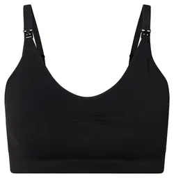 Hura sömlös amnings-bh - Black | Graviditet & Amning - Amning - Amnings-BH | BabyMode