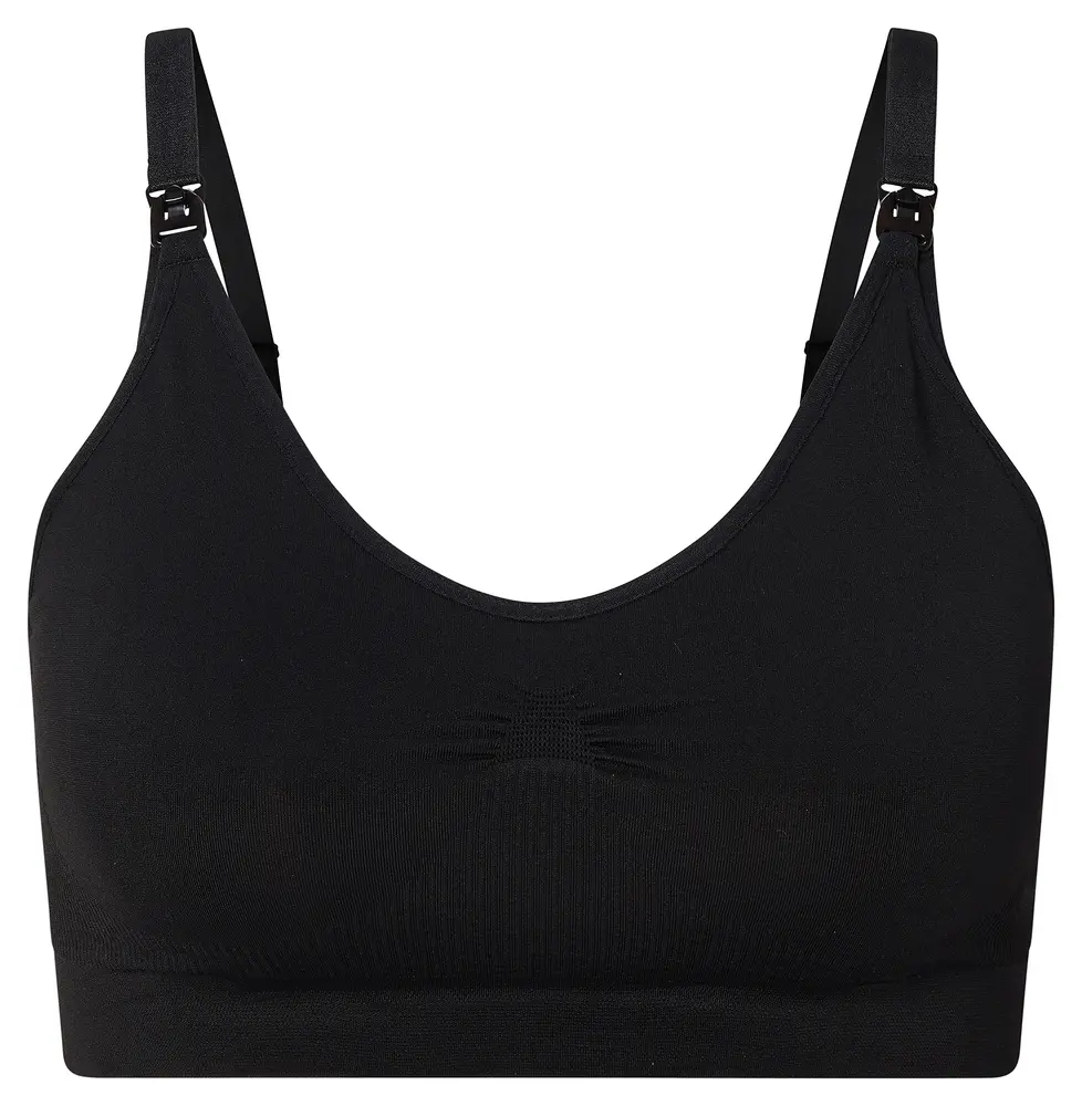Hura sömlös amnings-bh - Black - XS\S | Graviditet & Amning - Amning - Amnings-BH | BabyMode