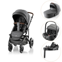 SMILE 5Z Style inkl. liggdel, babysafe pro och vario-bas – Minearl grey