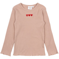 Neve LS Rib T-shirt - ADOBE ROSE