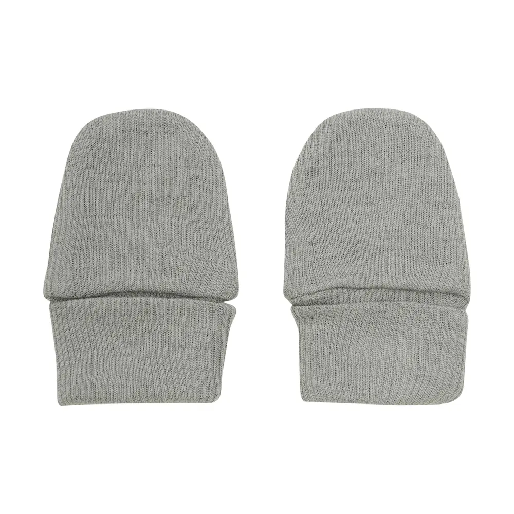 Ullvantar Solid - Forest Fog Melange - 70/80 | Barnkläder - Ull - Ullmössor, ullvantar och ulltossor | BabyMode