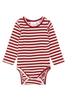 The New Siblings Fro Långärmad Rib Body - Rio Red Striped TN