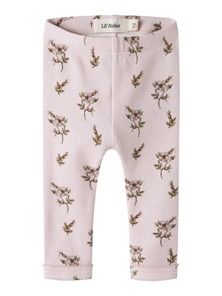 Lil' Atelier Gayo Sin Slim Leggings - Hushed Violet - 56