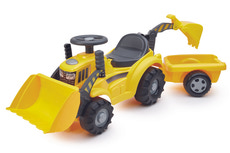 Ride-on Grävare med Trailer
