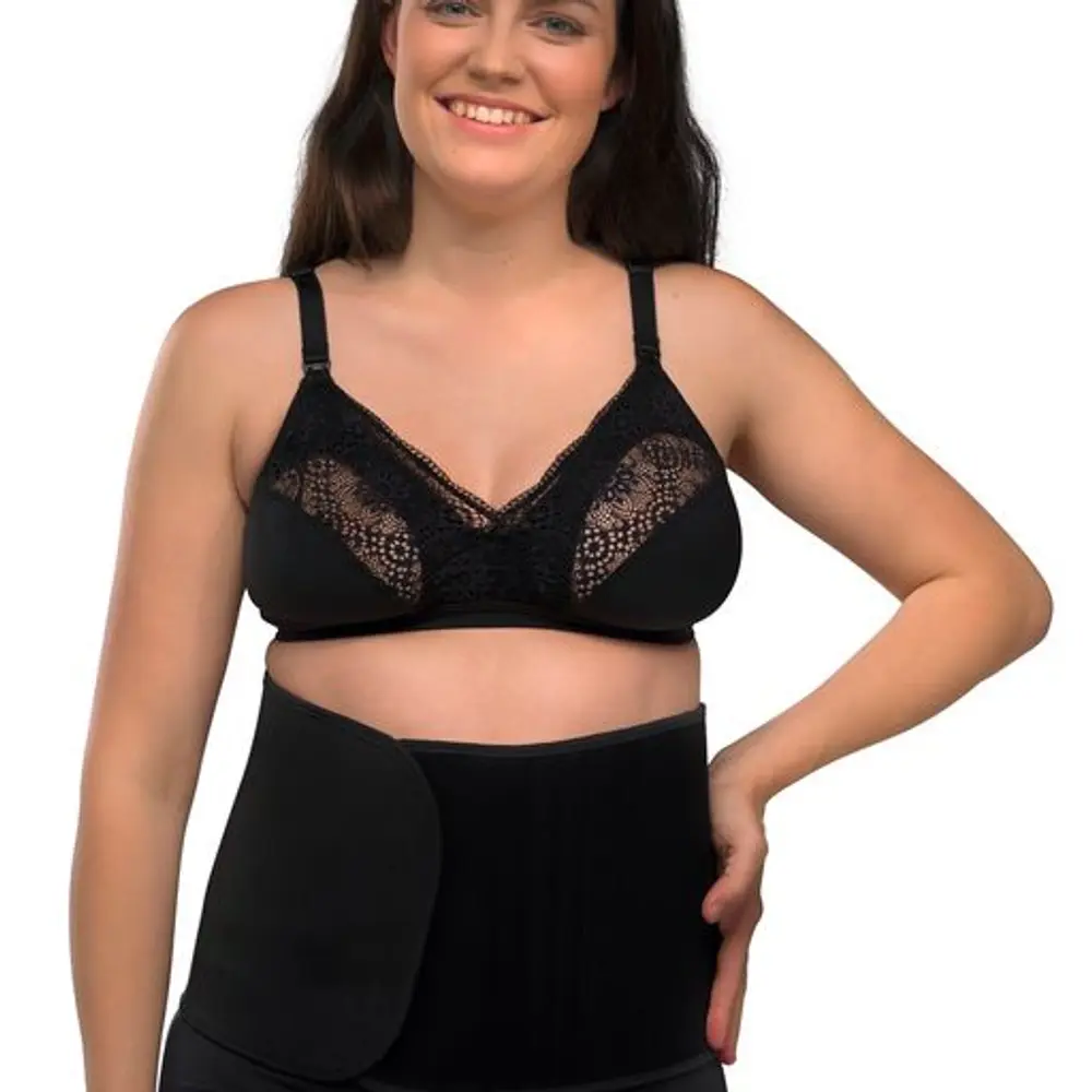 Belly Binder Maggördel Svart