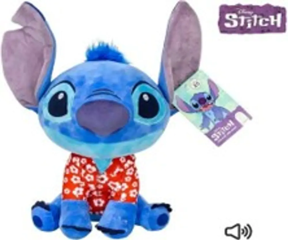 Stitch med hawaiiskjorta 30 cm