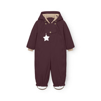Mini A Ture Matwisti Fleecefodrad Vinteroverall - Fudge Aubergine