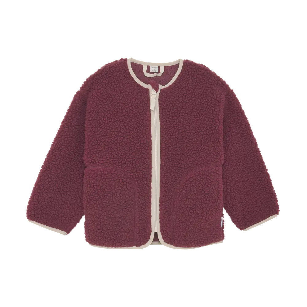 Teddy Fleece Jacka - Hawthorn Rose - 80 | Barnkläder - Ytterplagg - Softshell & fleece - Fleece | BabyMode