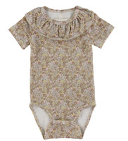 Kortärmad Body Dicte - Rose/Yellow