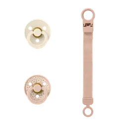 Colour Napp &Napphållare gåvoset Latex stl 1 - Blush | Baby & Barn - Sköta - Nappar | BabyMode