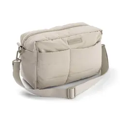 Quiltad Skötväska Sand | Barnvagnar - Barnvagnstillbehör - Skötväskor & transportväskor - Skötväskor | BabyMode