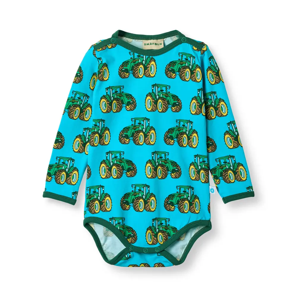 Elstar Långärmad Body - Blue glow - 62 | Barnkläder - Bodys & overaller - Långärmad body | BabyMode