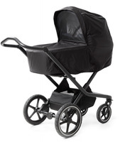 Regnskydd med nätfönster