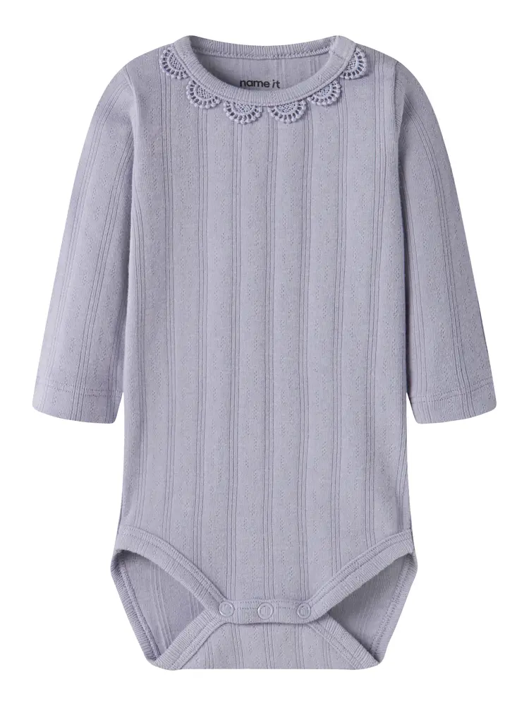 Name It Olene Långärmad Body - Heirloom Lilac - 62