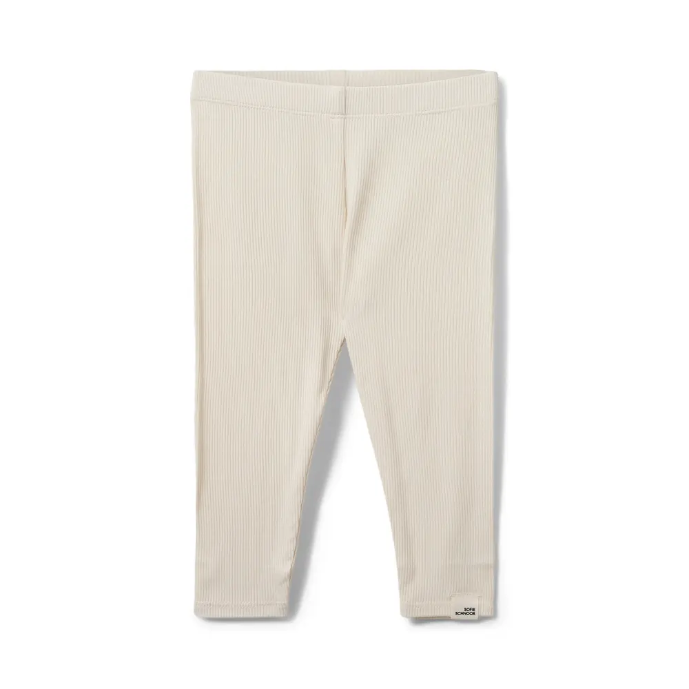 Naline Leggings - Off White - 68 | Barnkläder - Underdelar - Leggings | BabyMode